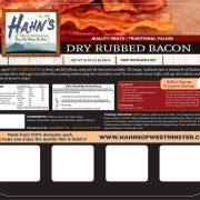 Dry Rubbed Bacon – 3 lbs.